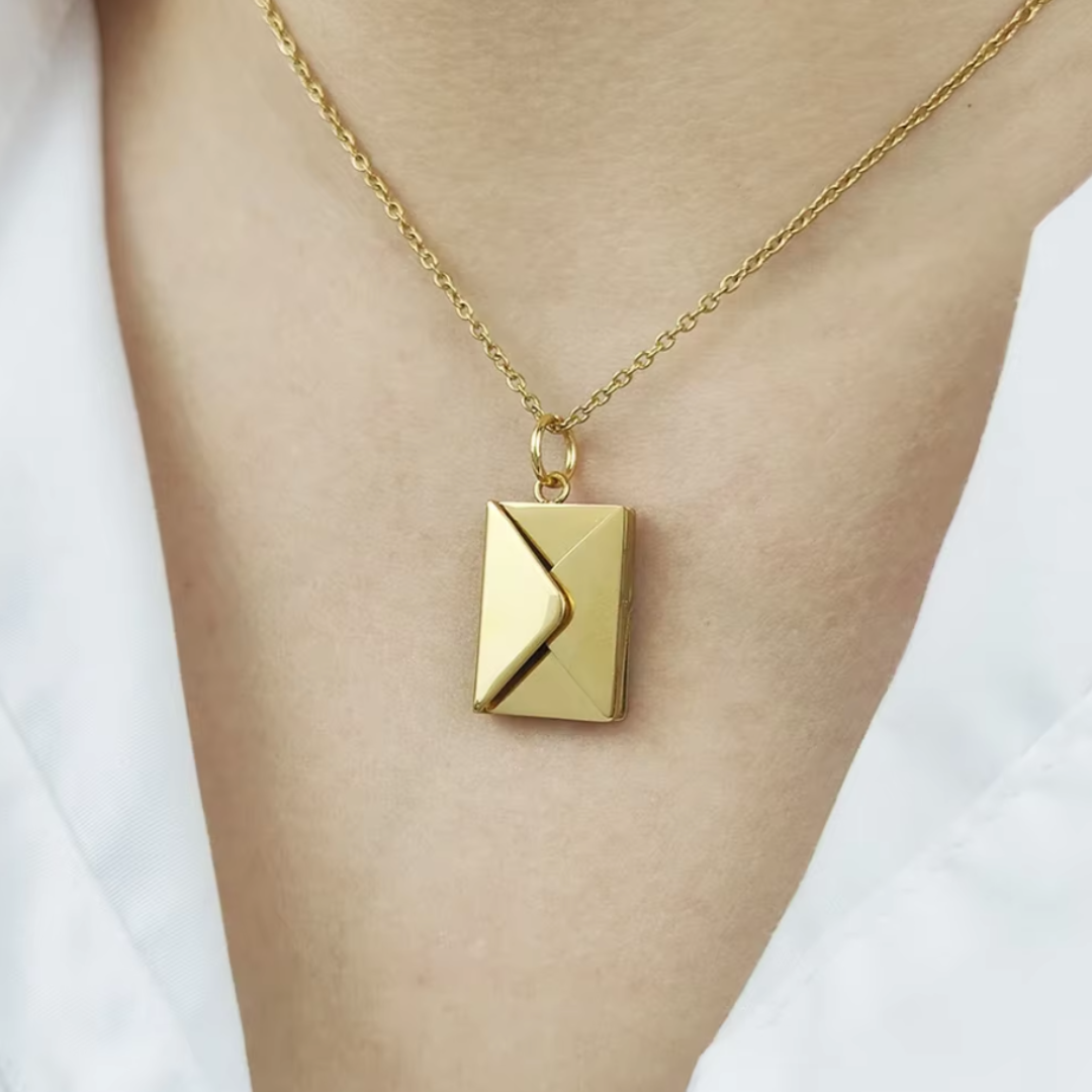 Custom Envelope Necklace