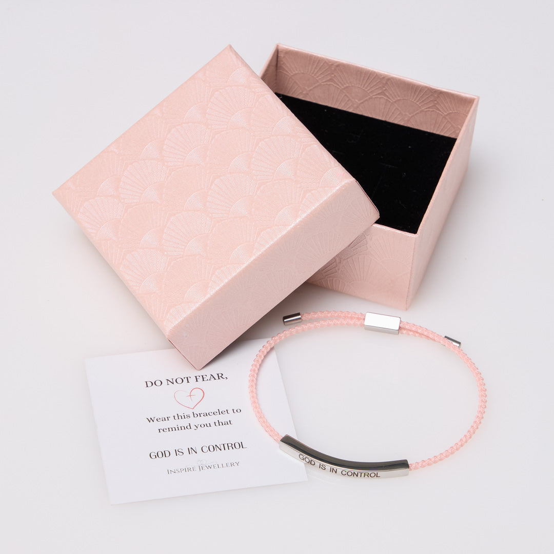 God Is In Control - Motivational Bracelet
