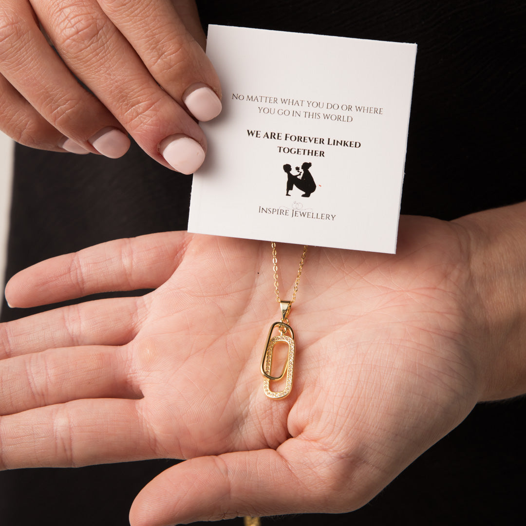 Mother & Daughter Forever Linked Together Necklace
